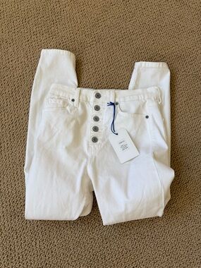 Eunina white Kendall ultra high rise jean